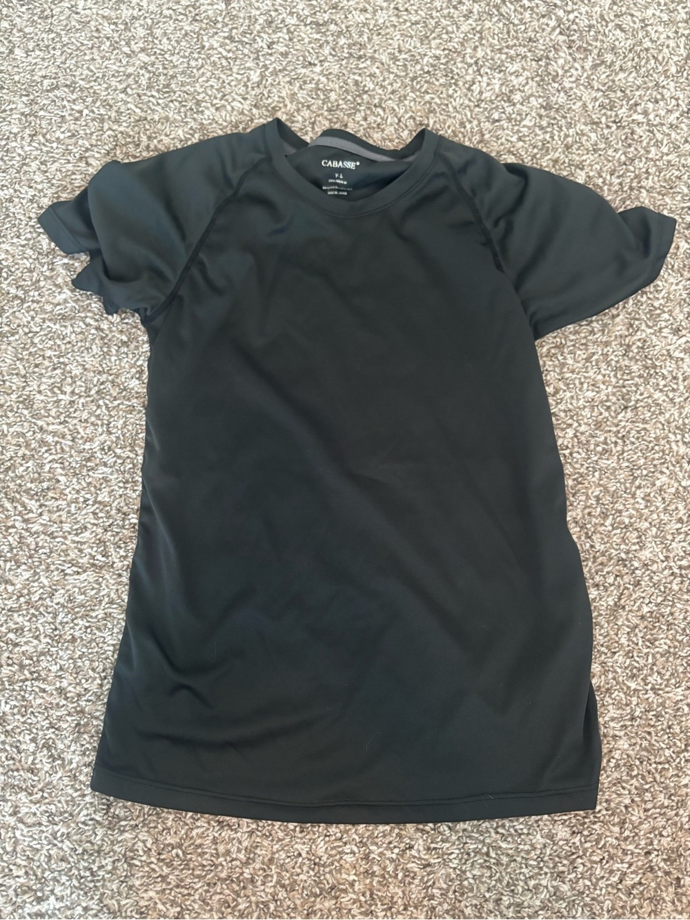 Cat & Jack Black Short Sleeve Active Tee for Kids